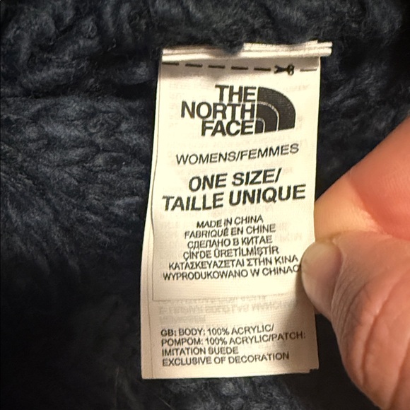 Two North Face Knit Beanie Set - Teal and Navy - Picture 5 of 9